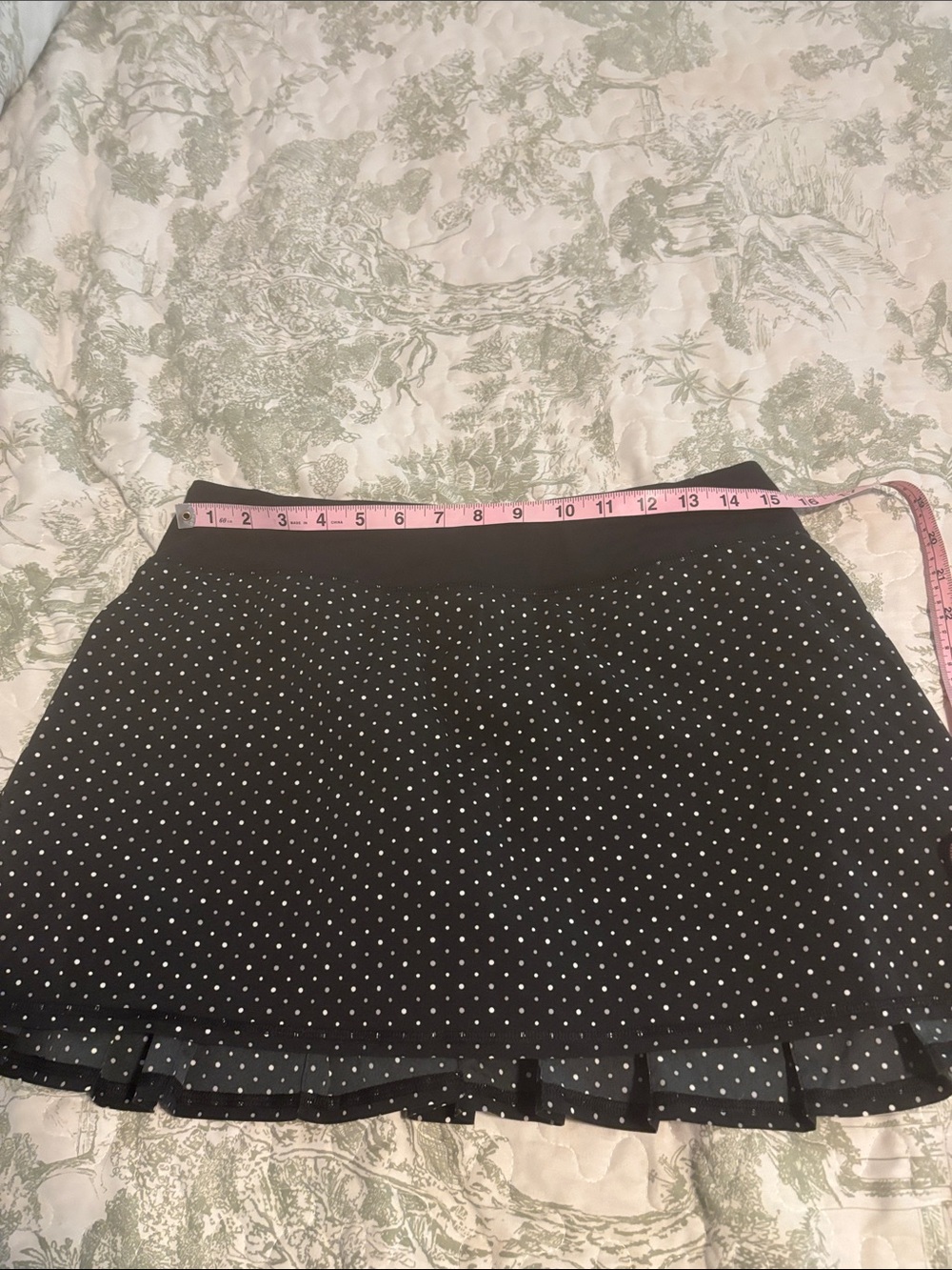 Vintage Lululemon 8 TALL Pace Setter Chevron Dot skirt skort y2k athleisure - Picture 6 of 11